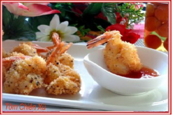 Deep fried shrimp roll