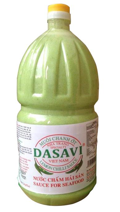 Muối chanh ớt DASAVI xanh 2,6kg (Thùng)