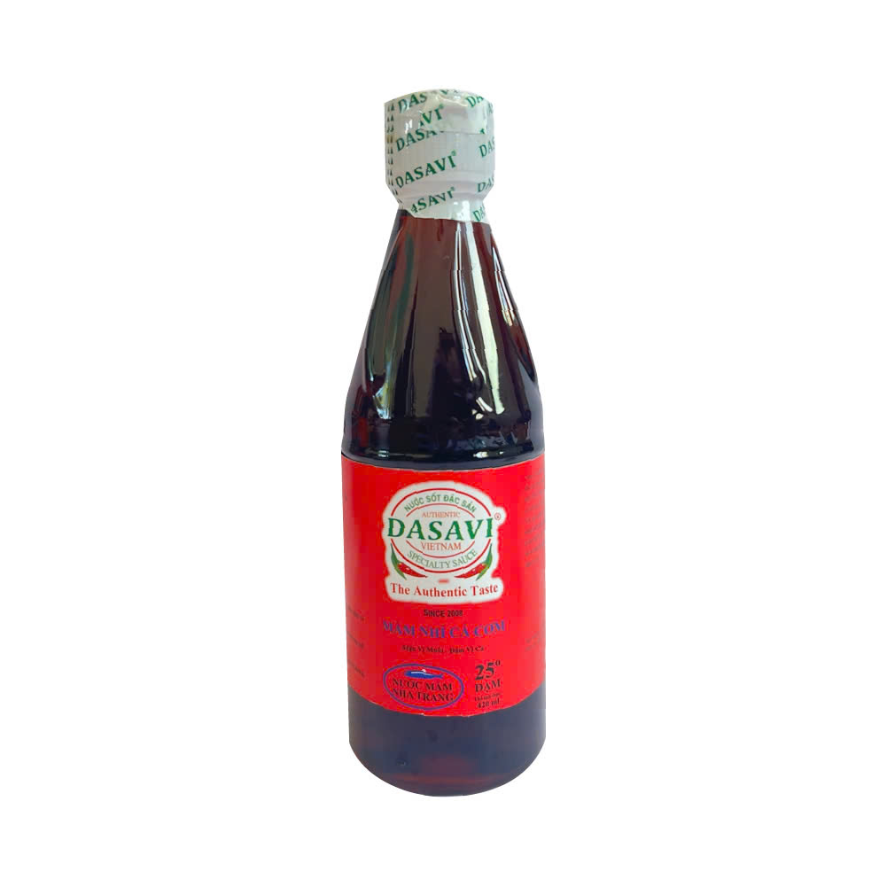 Nước mắm nhỉ cá cơm DASAVI 25 độ đạm 420 ml